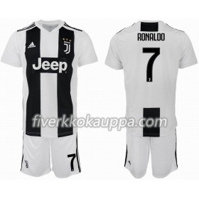 Jalkapallo Pelipaidat/Peliasut Juventus Ronaldo 7 Lasten Kotipelipaita 2018-2019